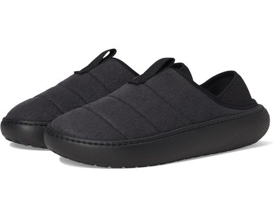 Unisex Crocs Classic Puff Moc Black Suede