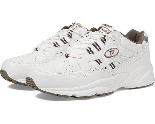 Men's Propet Stability Walker White/Taupe