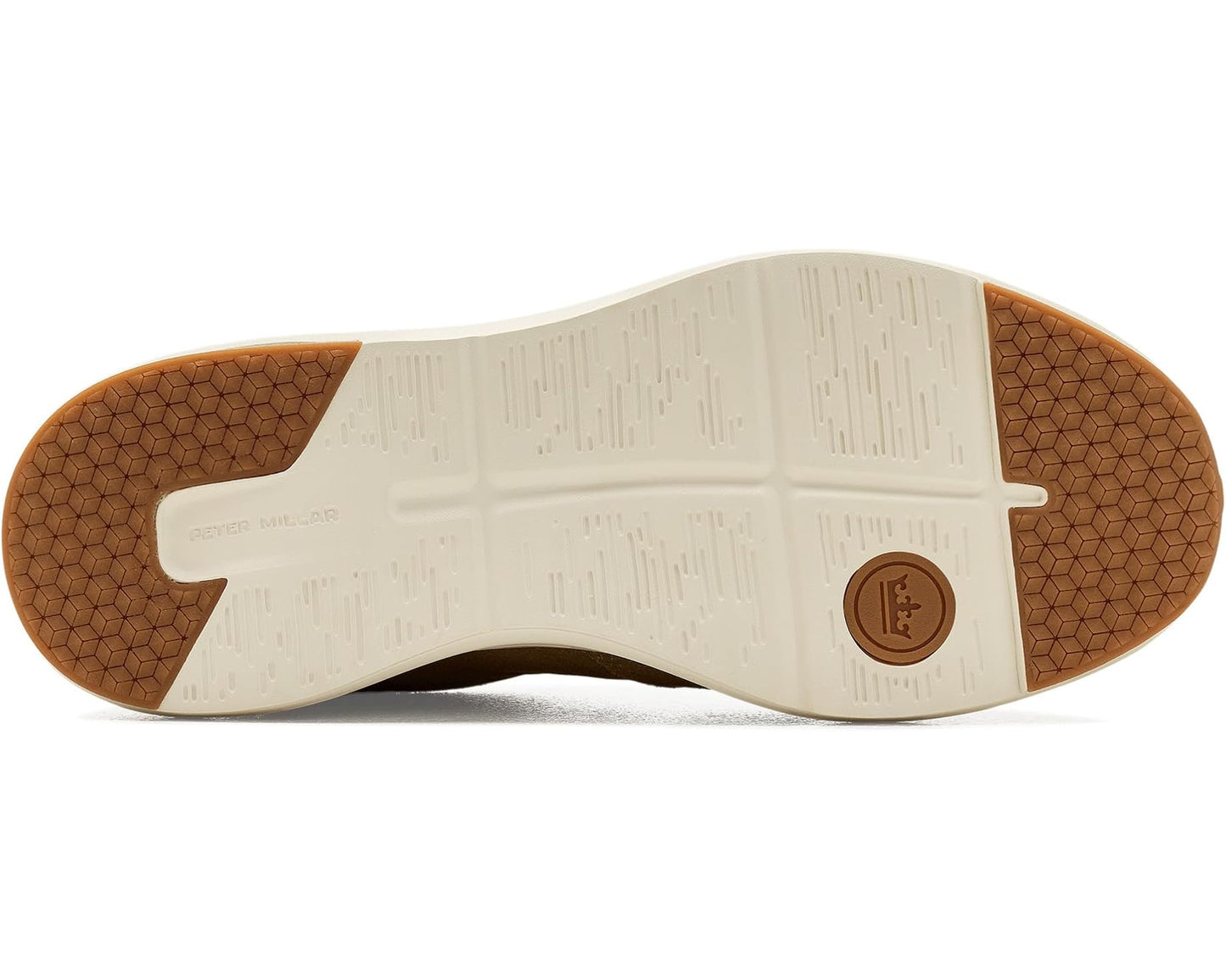 Men's Peter Millar Journeyman Suede Sneaker Dark Jute