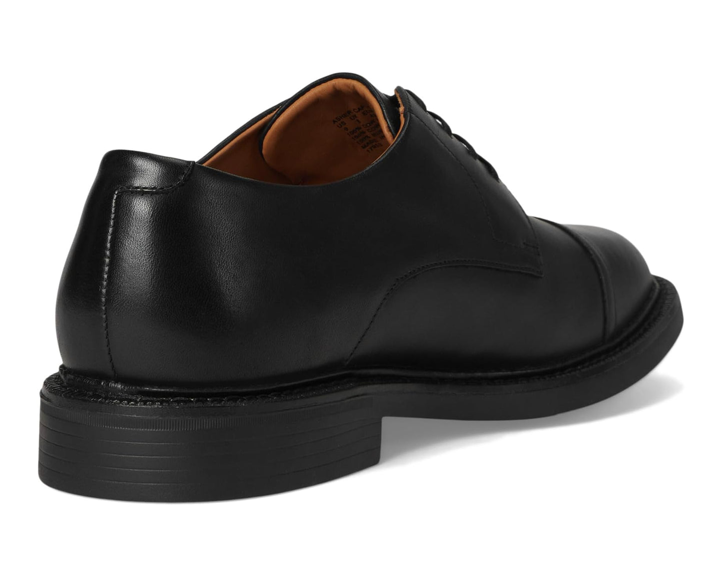 Men's Polo Ralph Lauren Asher Cap Toe Black Calf Leather