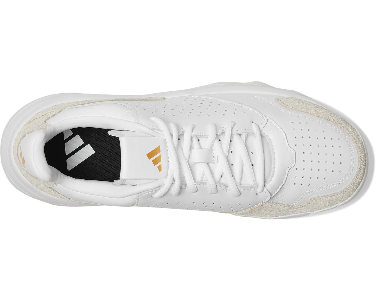 Unisex adidas Courtjam Control 3 Tennis Shoe White/White/White