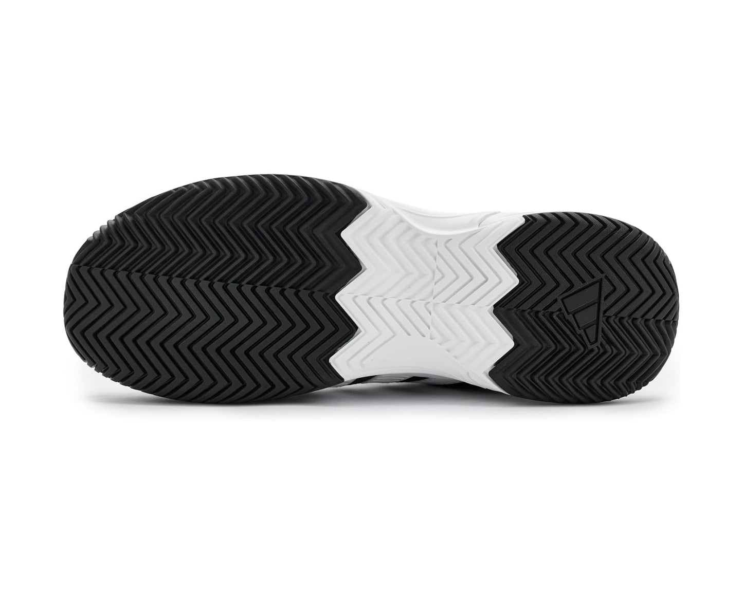 Men's adidas Gamecourt 2 Tennis Shoes Black/White/Silver Metallic