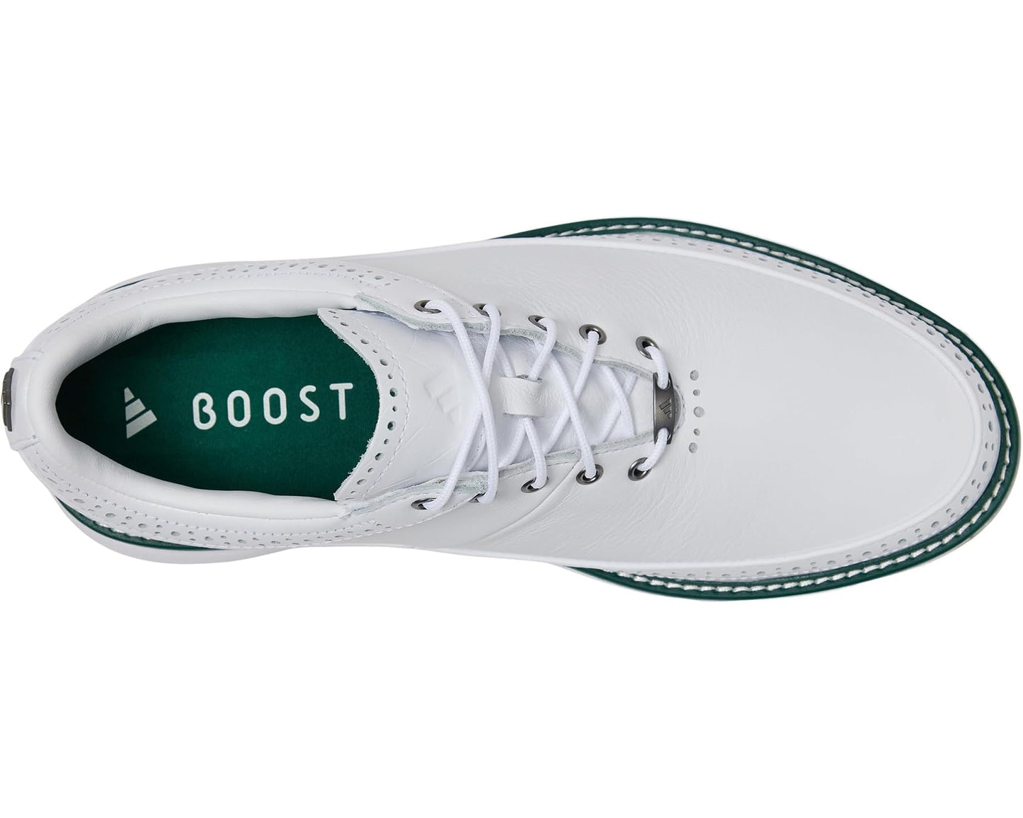 Unisex adidas Golf MC80 Spikeless Golf Shoes Footwear White/Silvermet/Collgreen