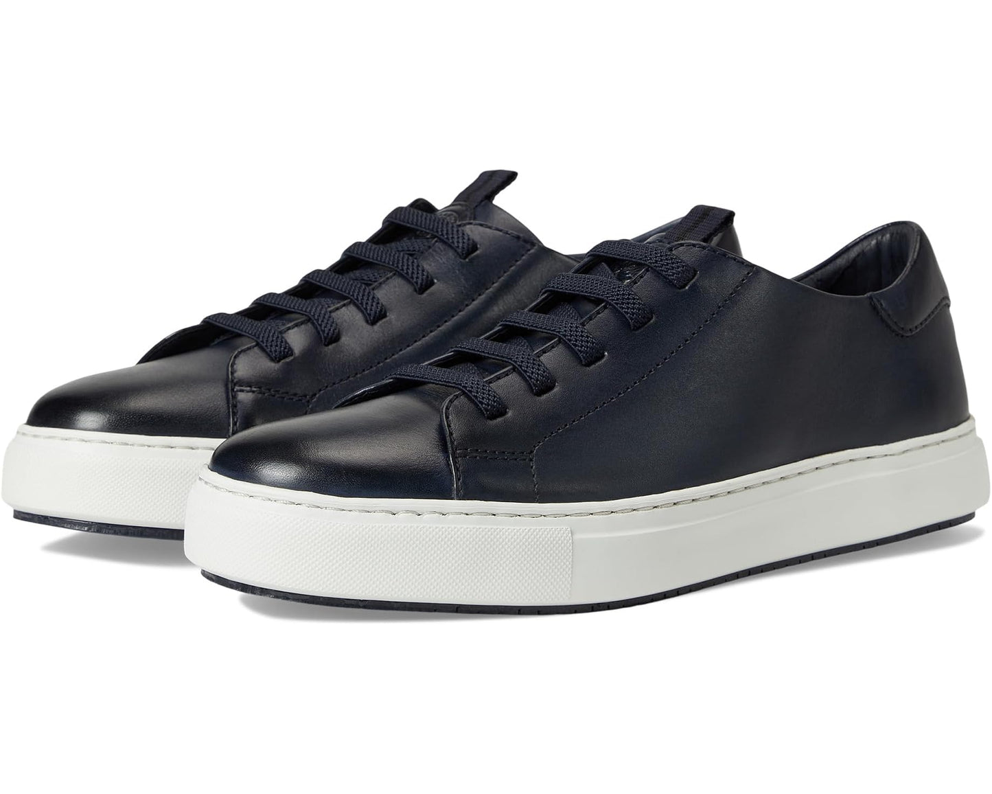Men's Johnston & Murphy Collection Anson Lace-To-Toe Navy Hand-Stained Calfskin
