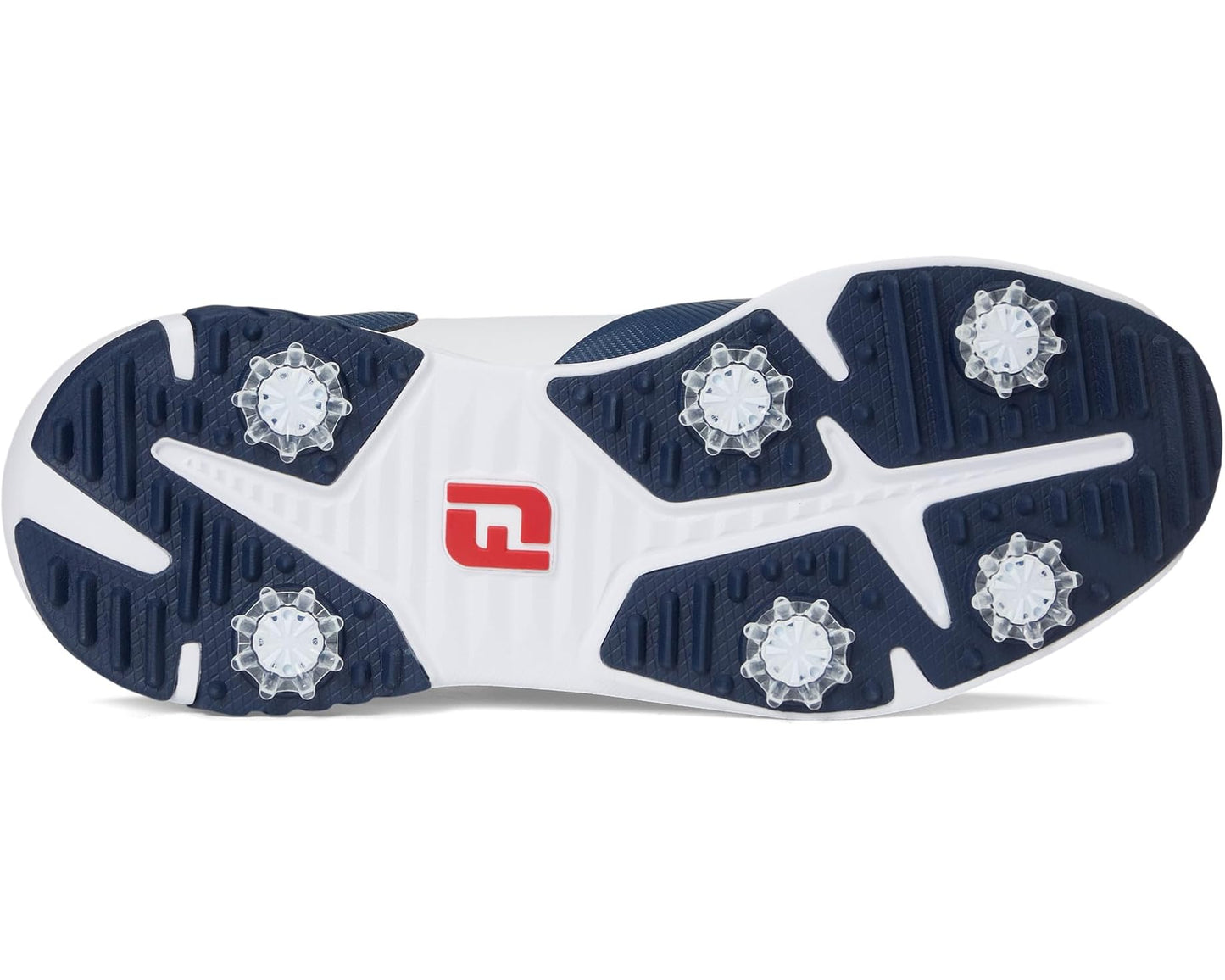 Men's FootJoy Tour Rival Golf Shoes White/Navy/Red