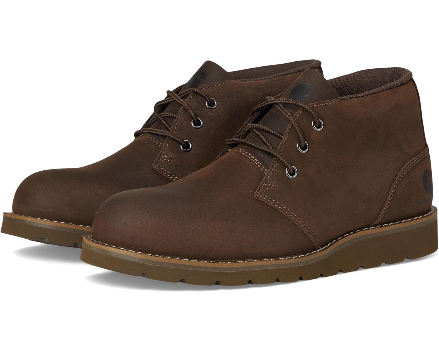 Men's Carhartt Plain Toe Wedge Chukka Dark Brown