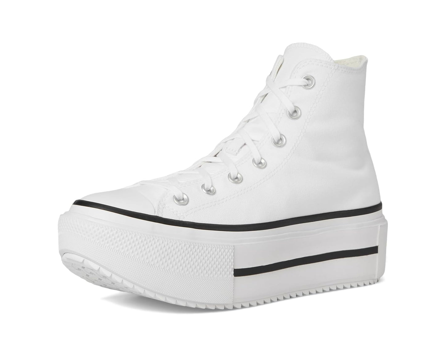 Unisex Converse Chuck Taylor All Star Lift Double Stack White/Black/White