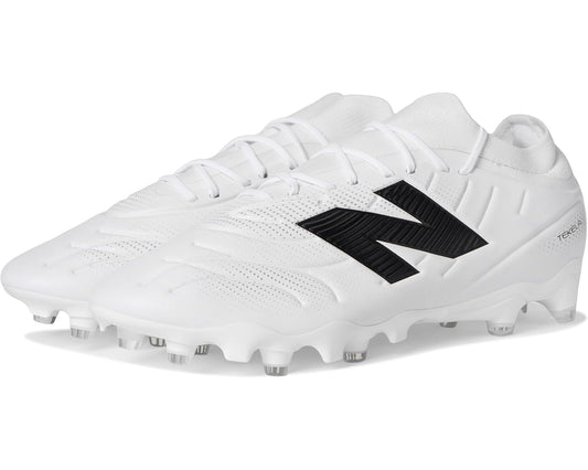 Unisex New Balance Tekela Team Low Laced FG V5 Soccer Cleats White/Black/Silver