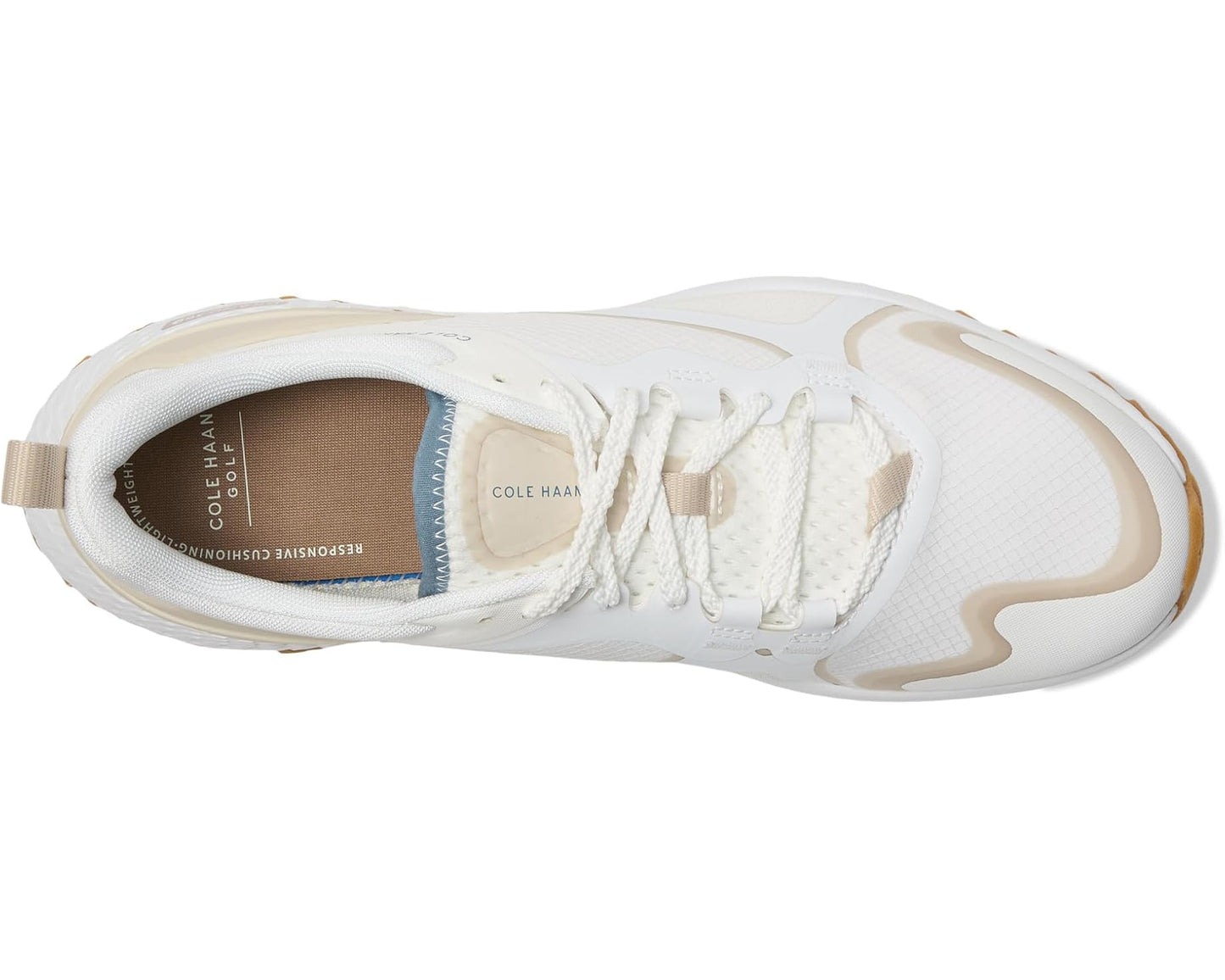 Men's Cole Haan Zerogrand Overtake 2 Golf White/Ancient Scroll/Provincial Blue/Gum