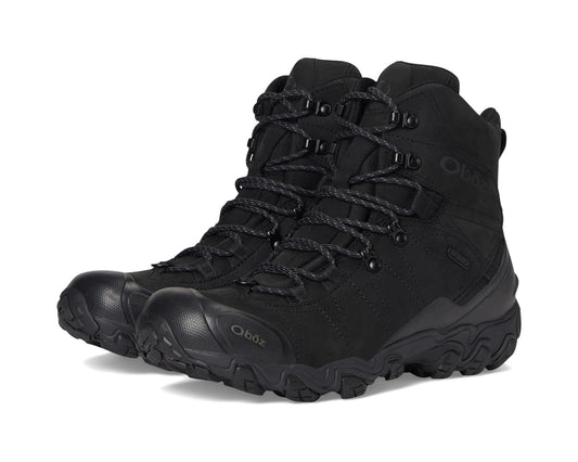 Men's Oboz Bridger Insulated Waterproof 8 Black Sea
