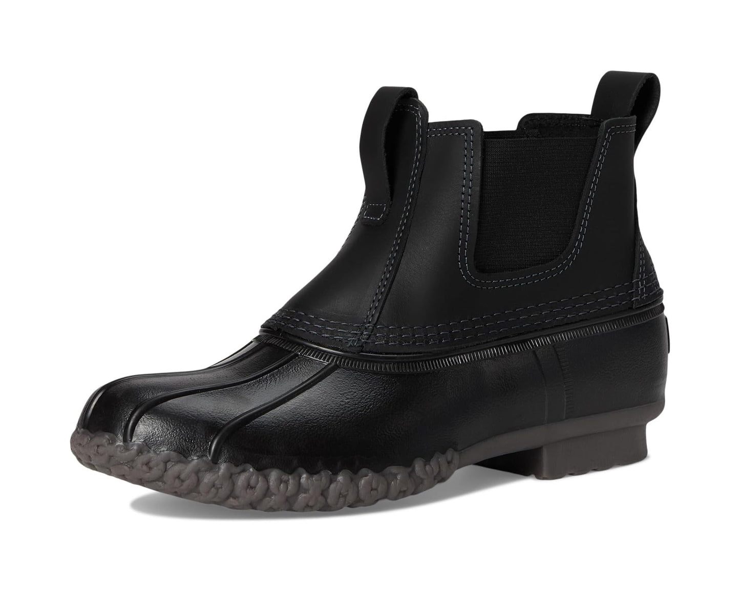 Men's L.L.Bean Bean Boot 6.5 Chelsea Black/Warm Grey Opaque