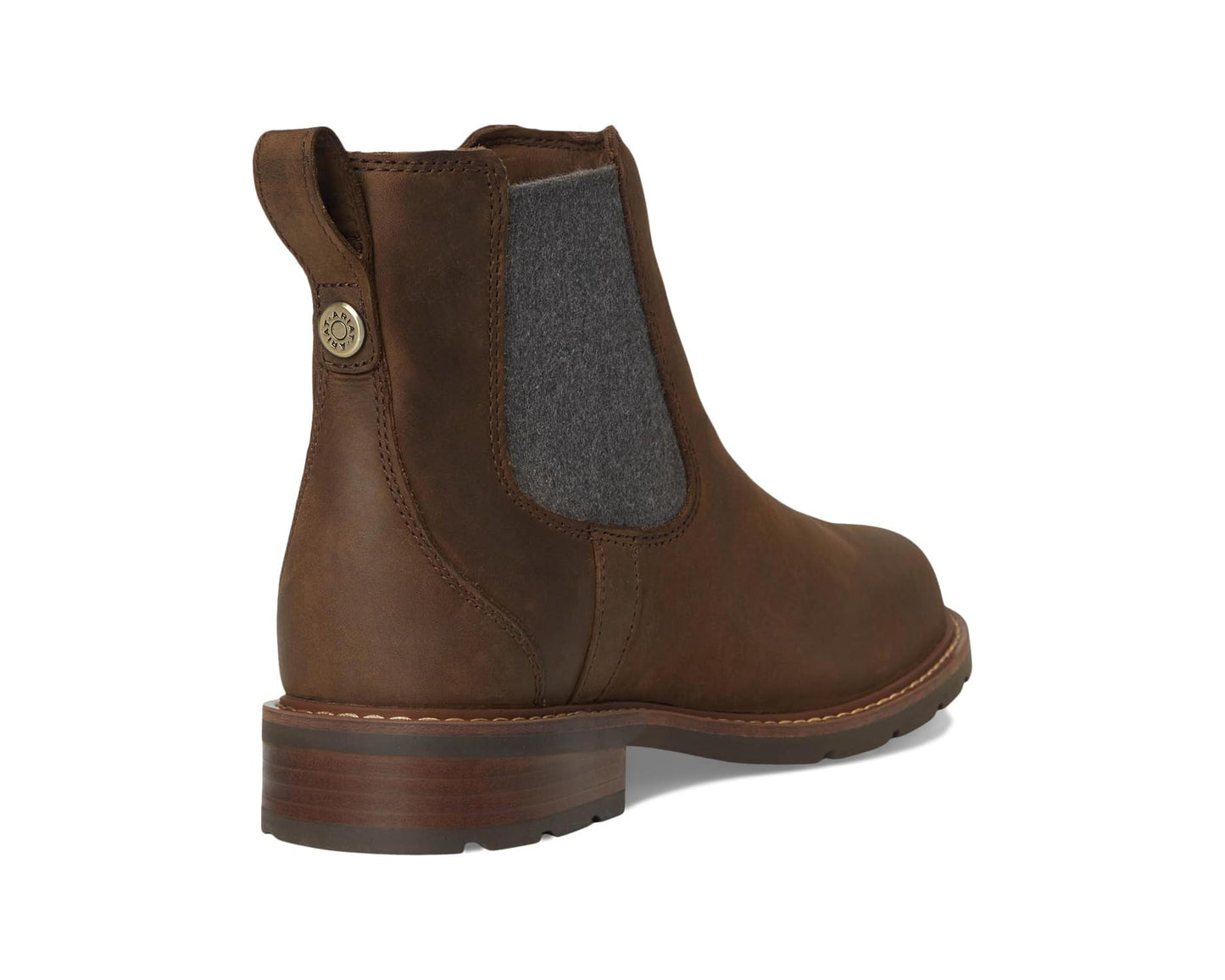 Men's Ariat Wexford Waterproof Chelsea Boot Palm Brown