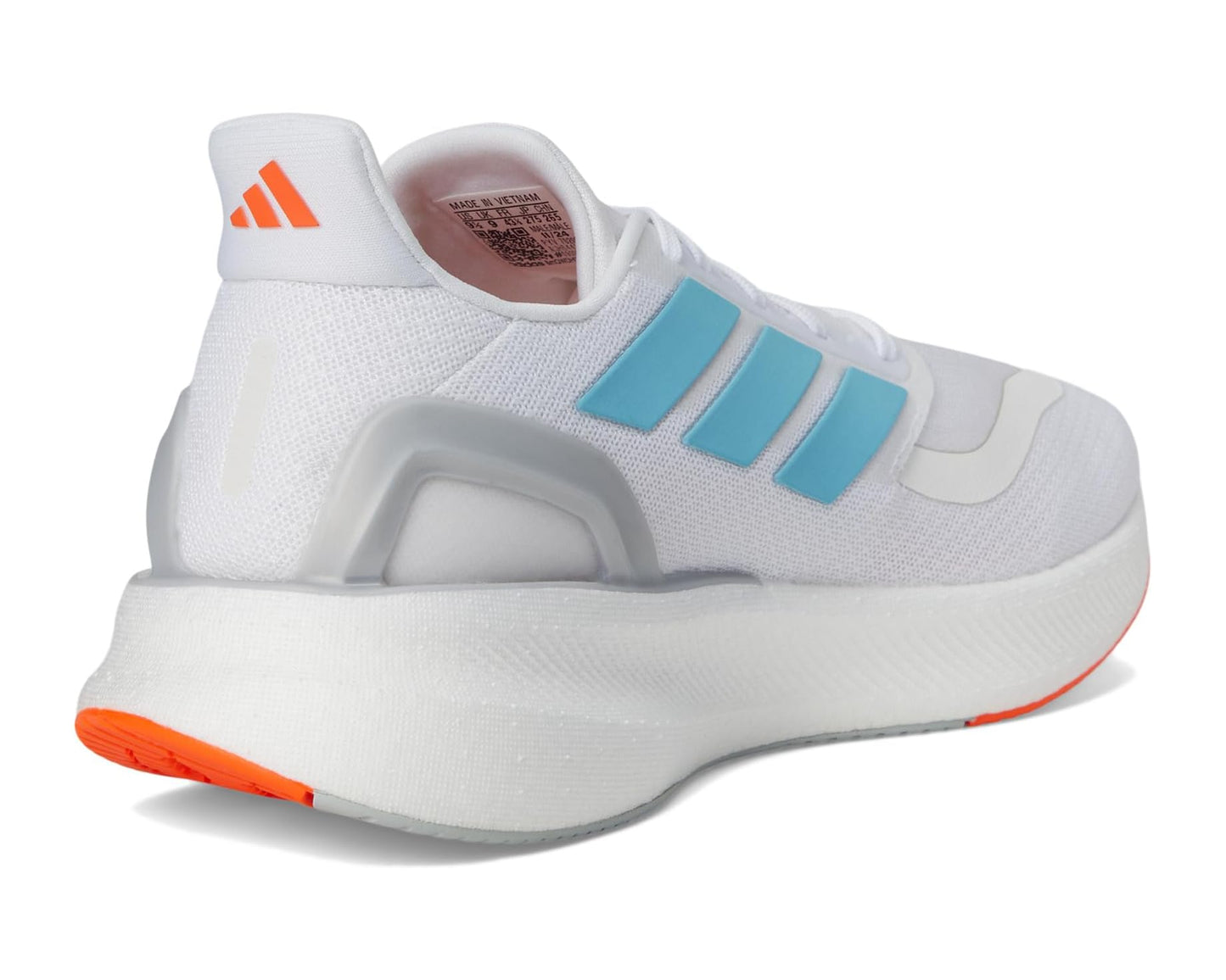 Men's adidas Pureboost 5 Running Shoes White/Preloved Ink/Impact Orange