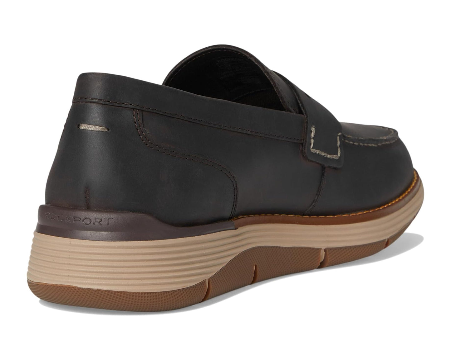 Men's Rockport Liam Dark Brown Leather