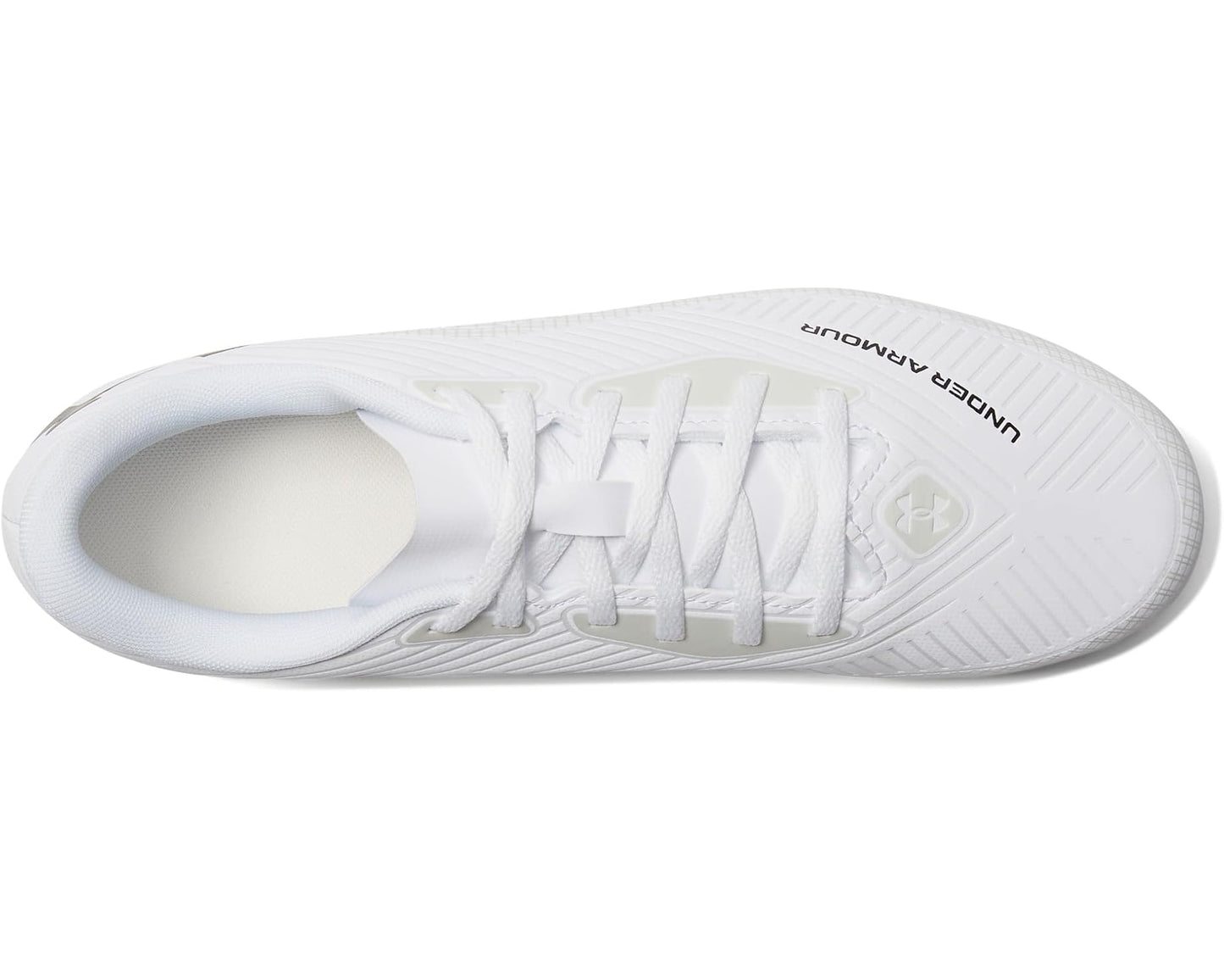 Unisex Under Armour Shadow Select 2 Football Cleats White/White Clay/Black