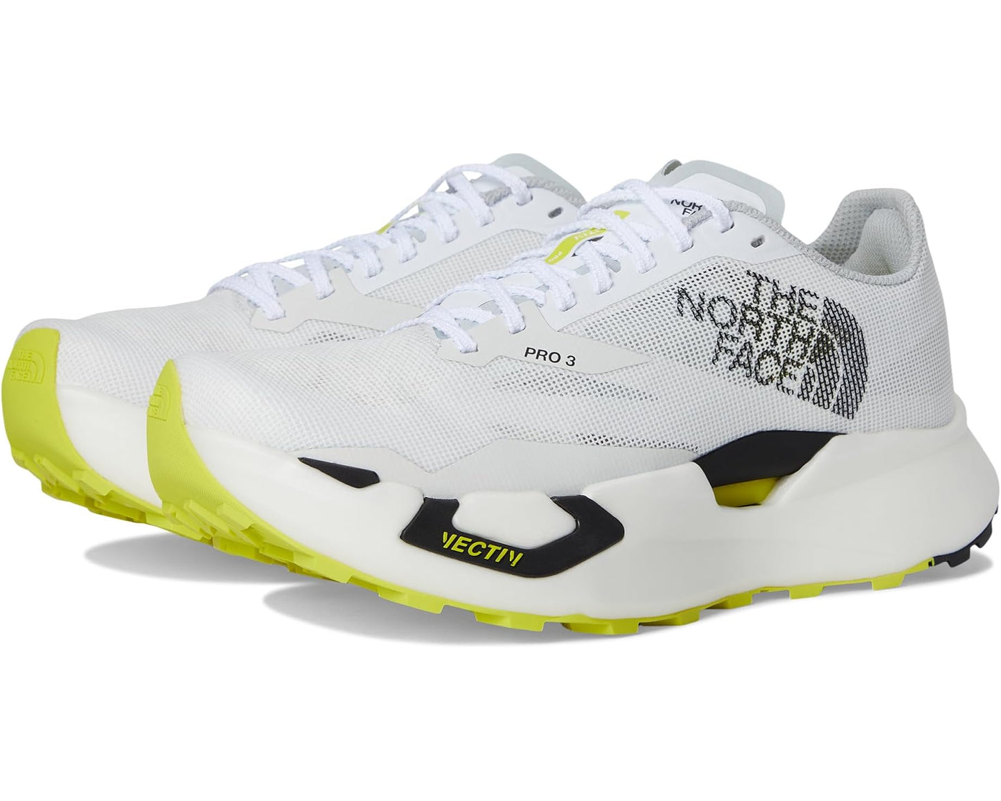 Men's The North Face Summit VECTIV Pro 3 White Ash/Sulphur Spring Green