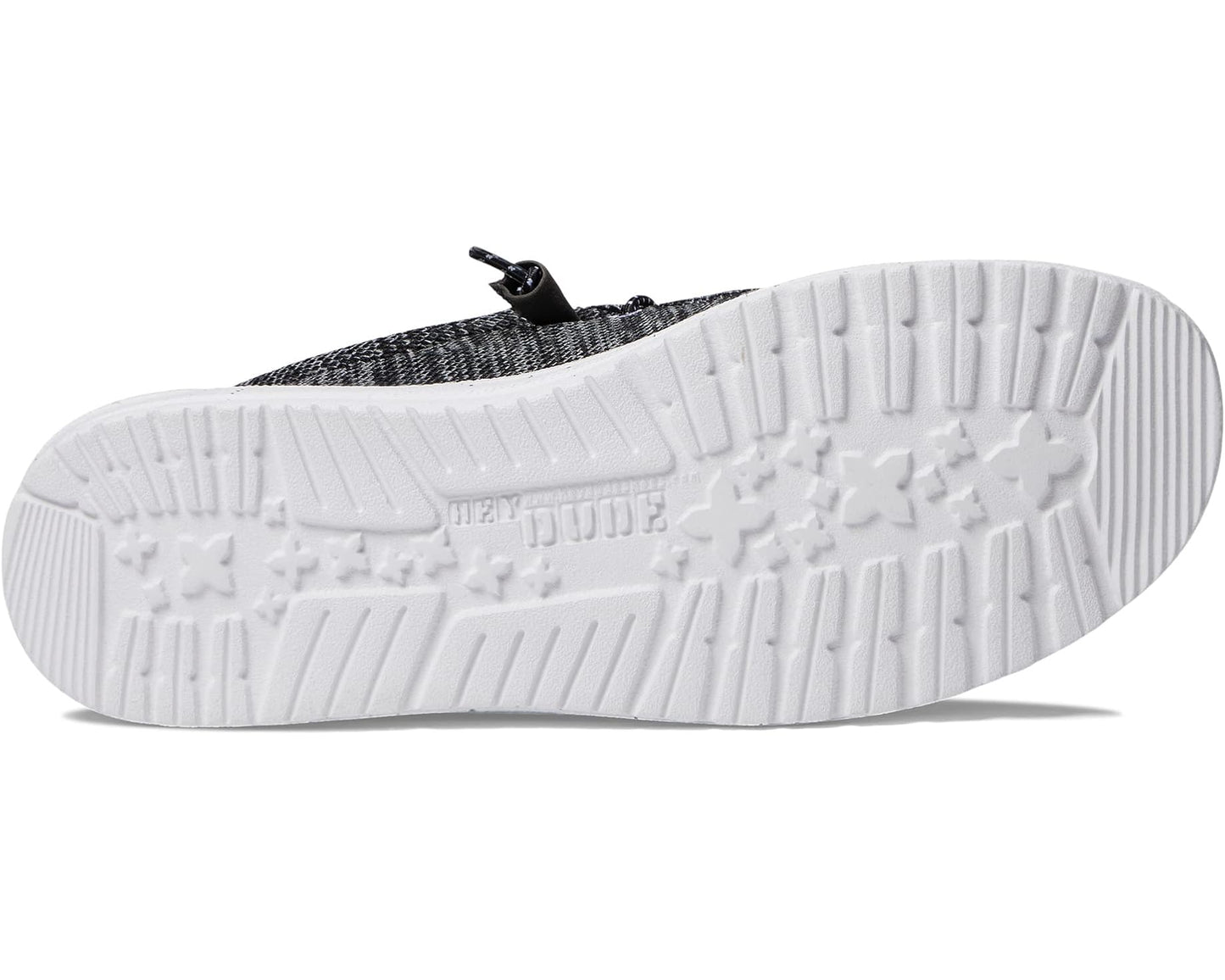 Men's Hey Dude Wally Stretch Mix Slip-On Casual Shoes Meteorite