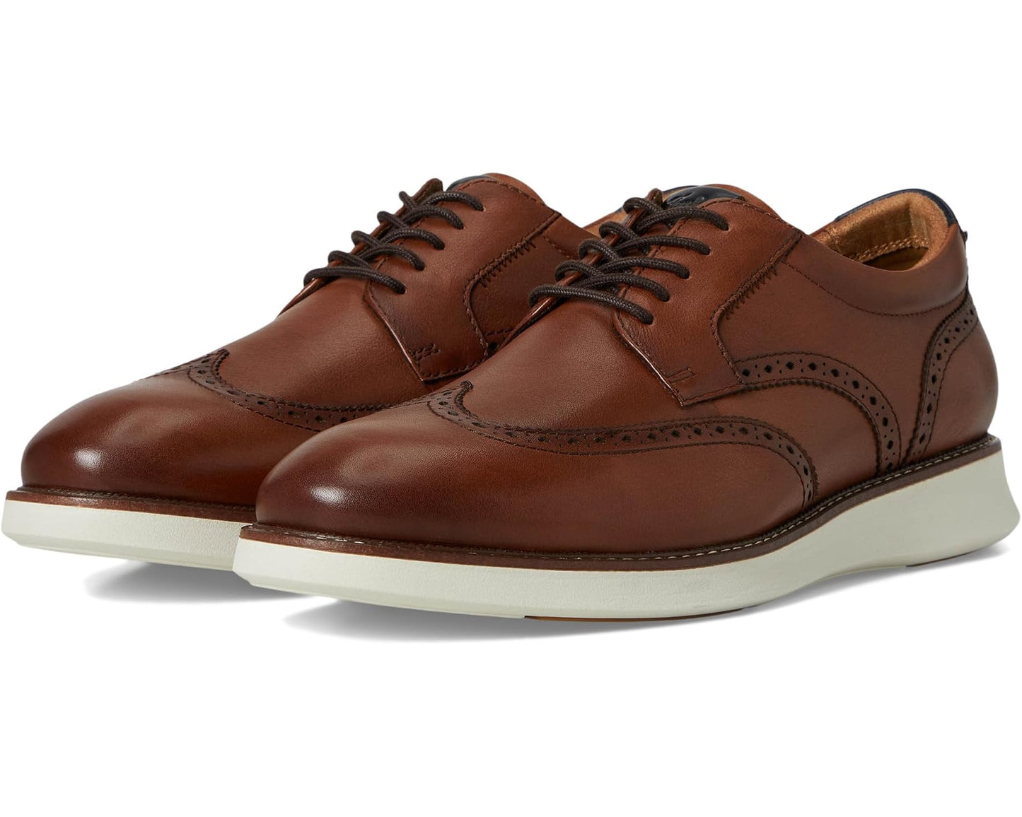 Men's Florsheim Launch Wing Tip Oxford Cognac Multi