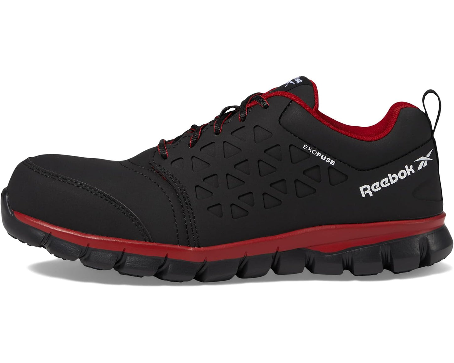 Men's Reebok Work Sublite Cushion Work Comp Toe SD Black/Red