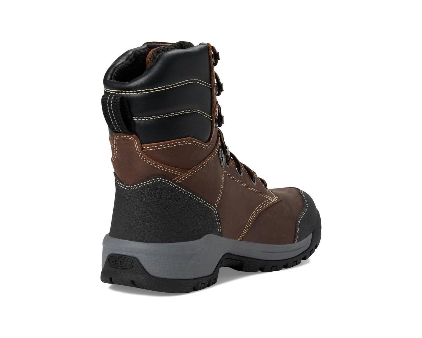 Men's KEEN Utility Evanston 8 Soft Toe Waterproof Insulated 600G Bison/Black