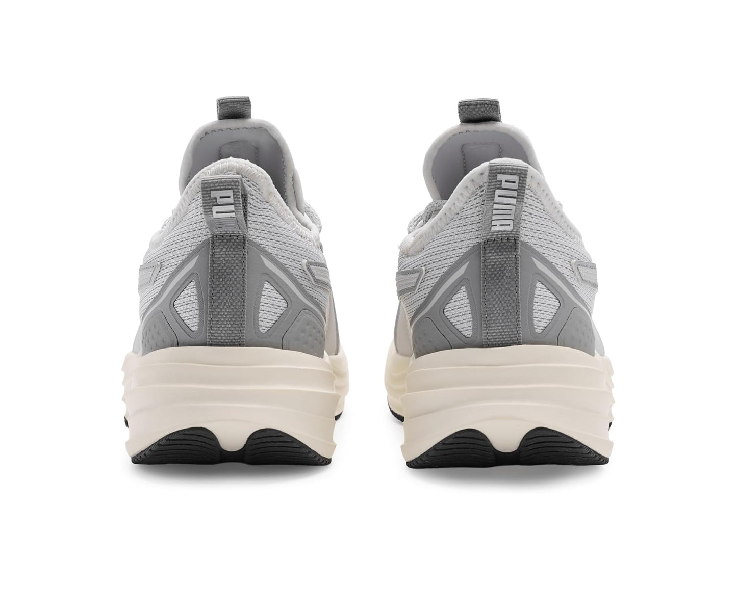 Men's PUMA Darter Pro 2 Running Shoes Feather Gray/Warm White/Gray Echo