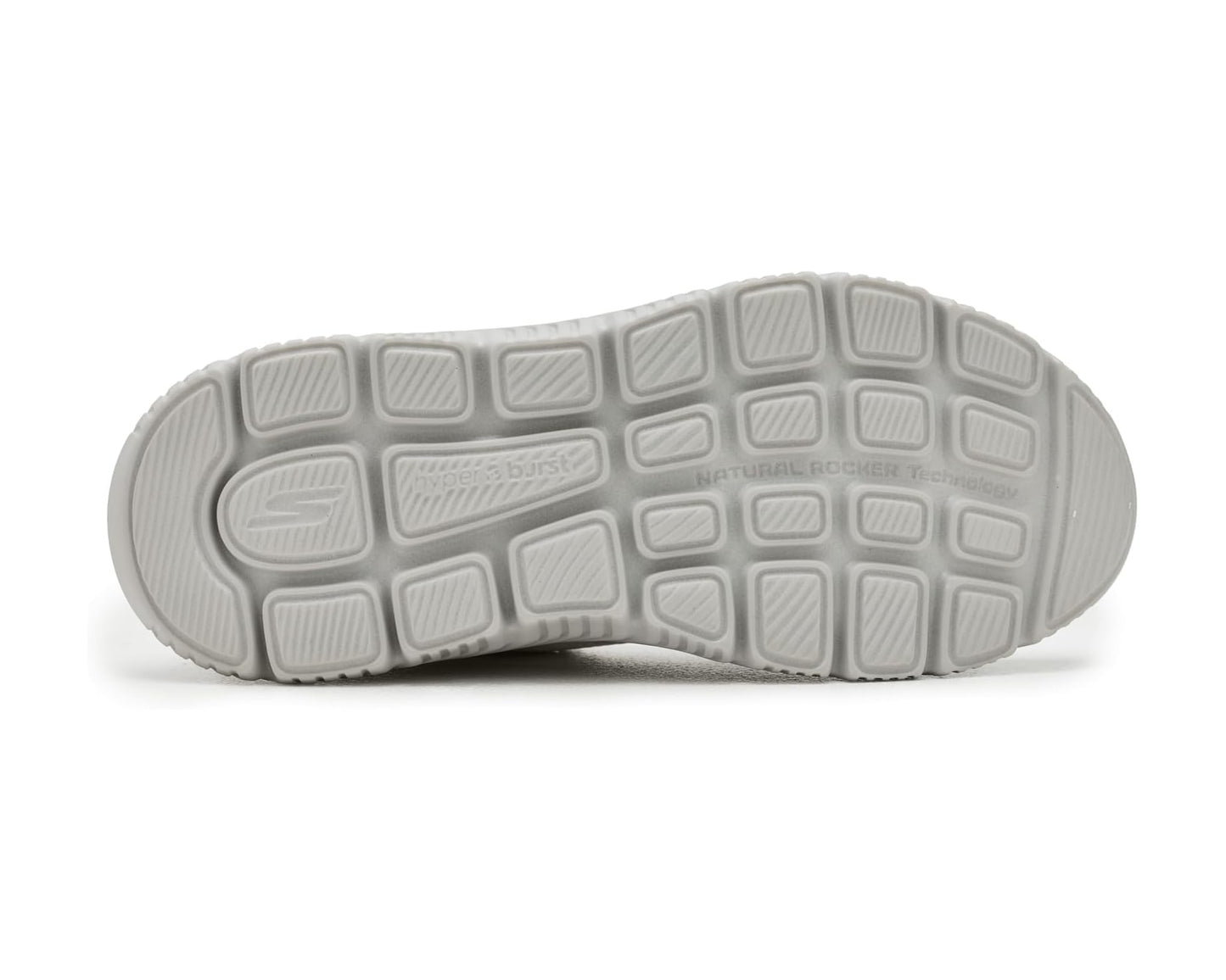Men's SKECHERS Performance Go Walk Max Cushioning Hyper Burst Zoltar Hands Free Slip-in White/Gray