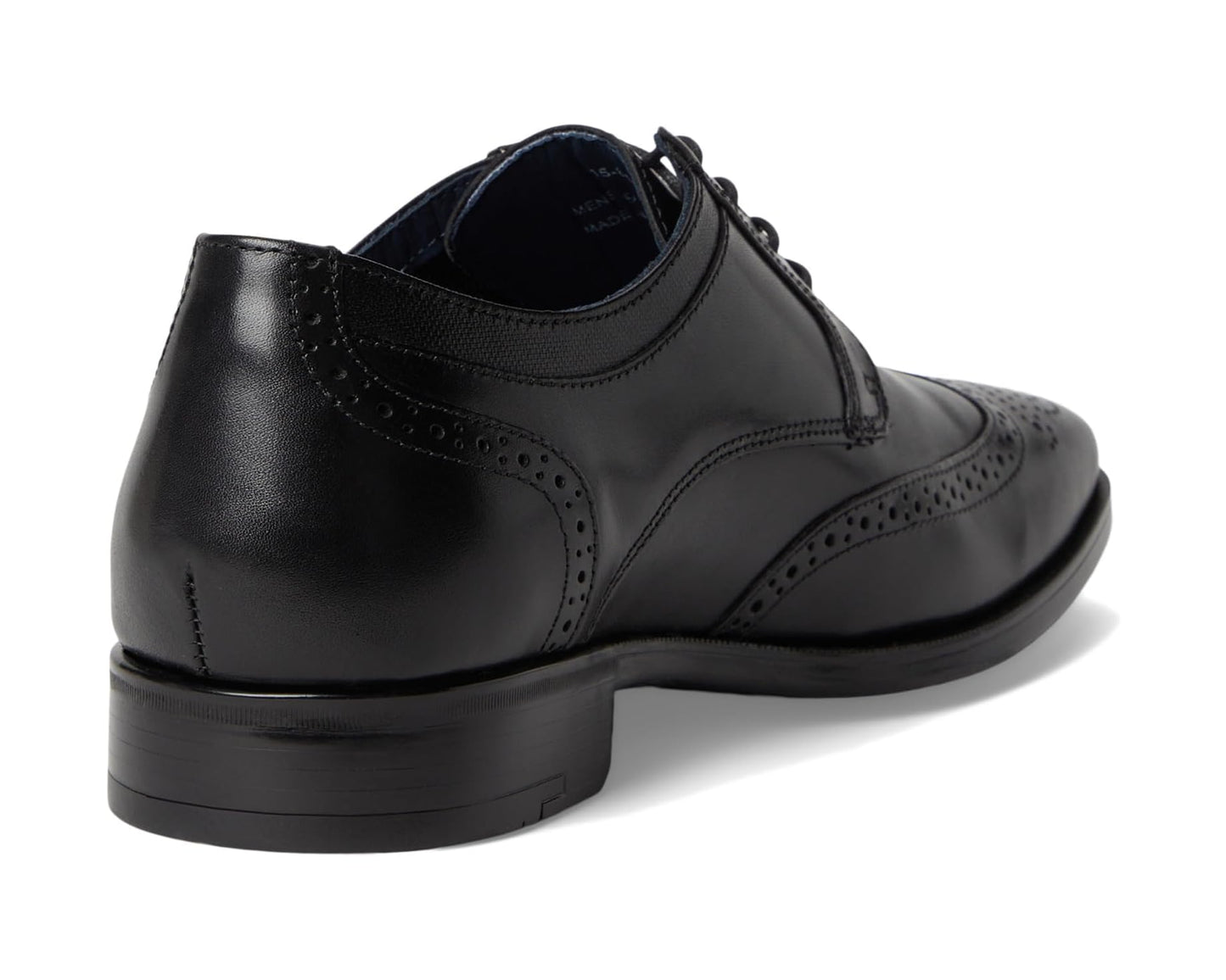 Men's Johnston & Murphy Gibbons Wingtip Black Full Grain