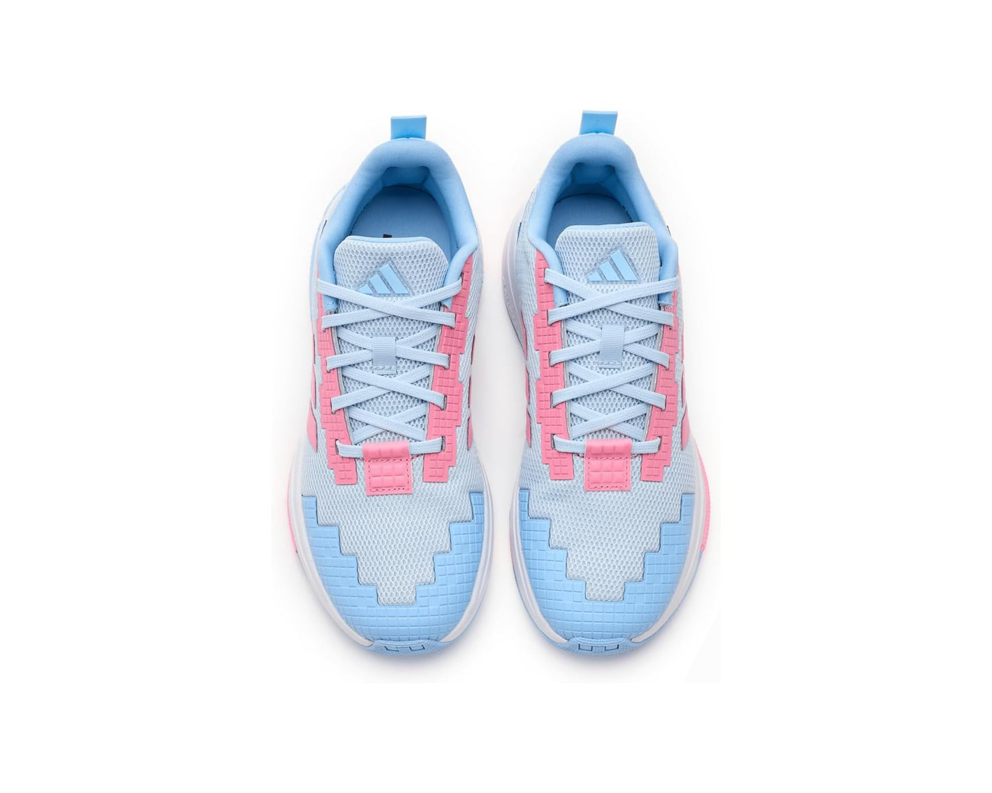adidas Kids x Minecraft Pro Shoes Crystal Sky/Bliss Pink/Glow Blue