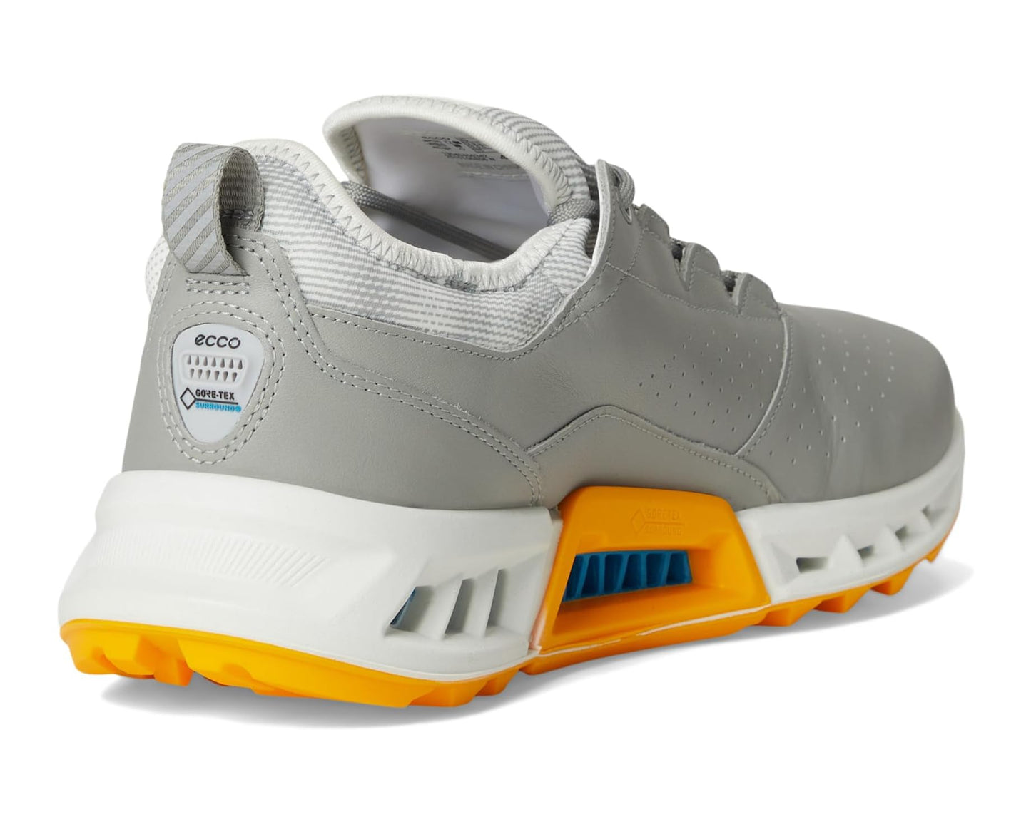 Men's ECCO Golf Biom C4 Vented GORE-TEX® Waterproof Golf Shoe Wild Dove/Sunrise