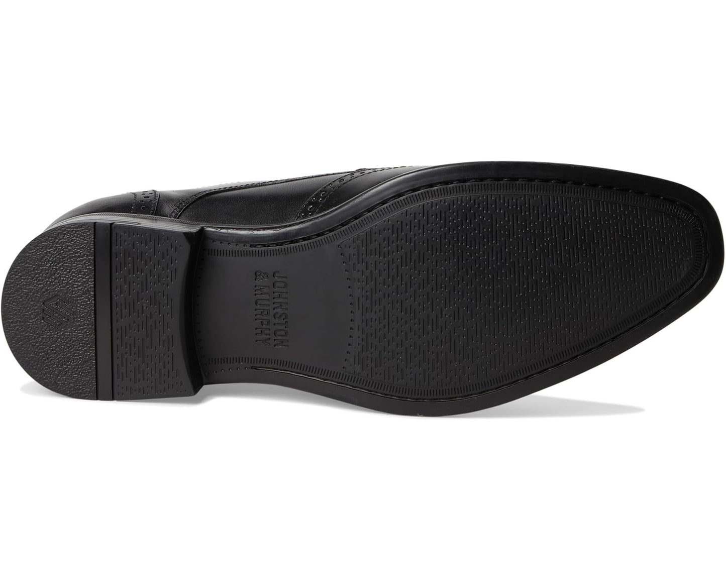 Men's Johnston & Murphy Gibbons Wingtip Black Full Grain