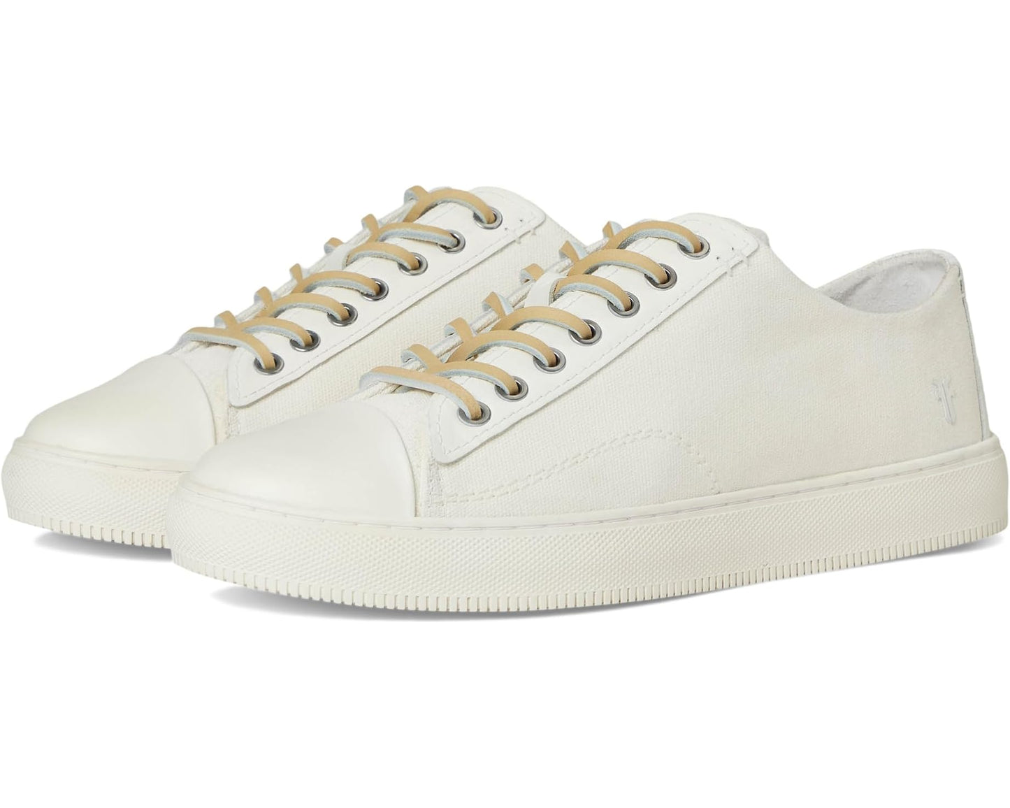 Men's Frye Astor Cap Toe Low Lace White