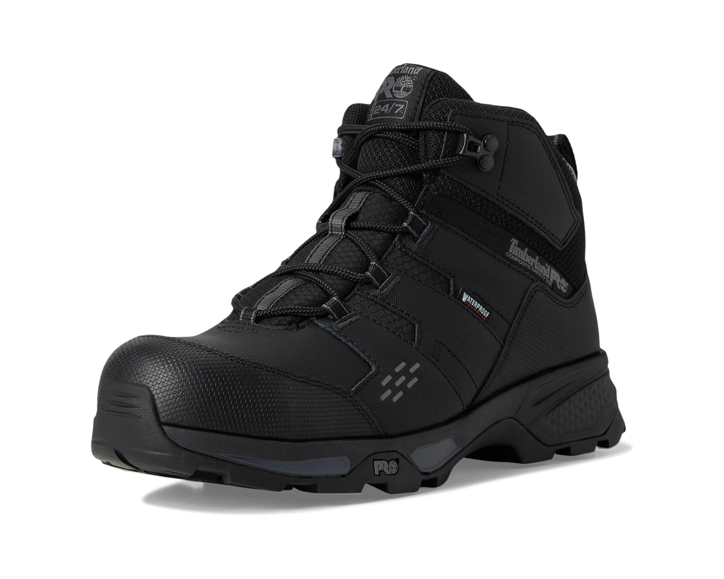 Men's Timberland PRO Switchback LT 6 Inch Composite Safety Toe Waterproof Black/Grey