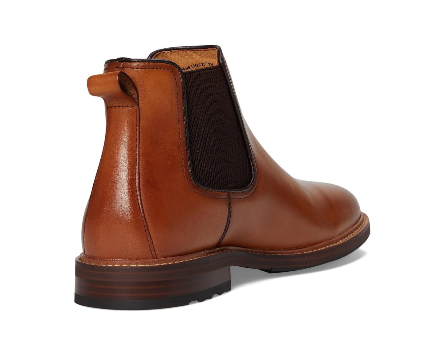 Men's Florsheim Anthem Plain Toe Gore Boots Saddle Tan Smooth