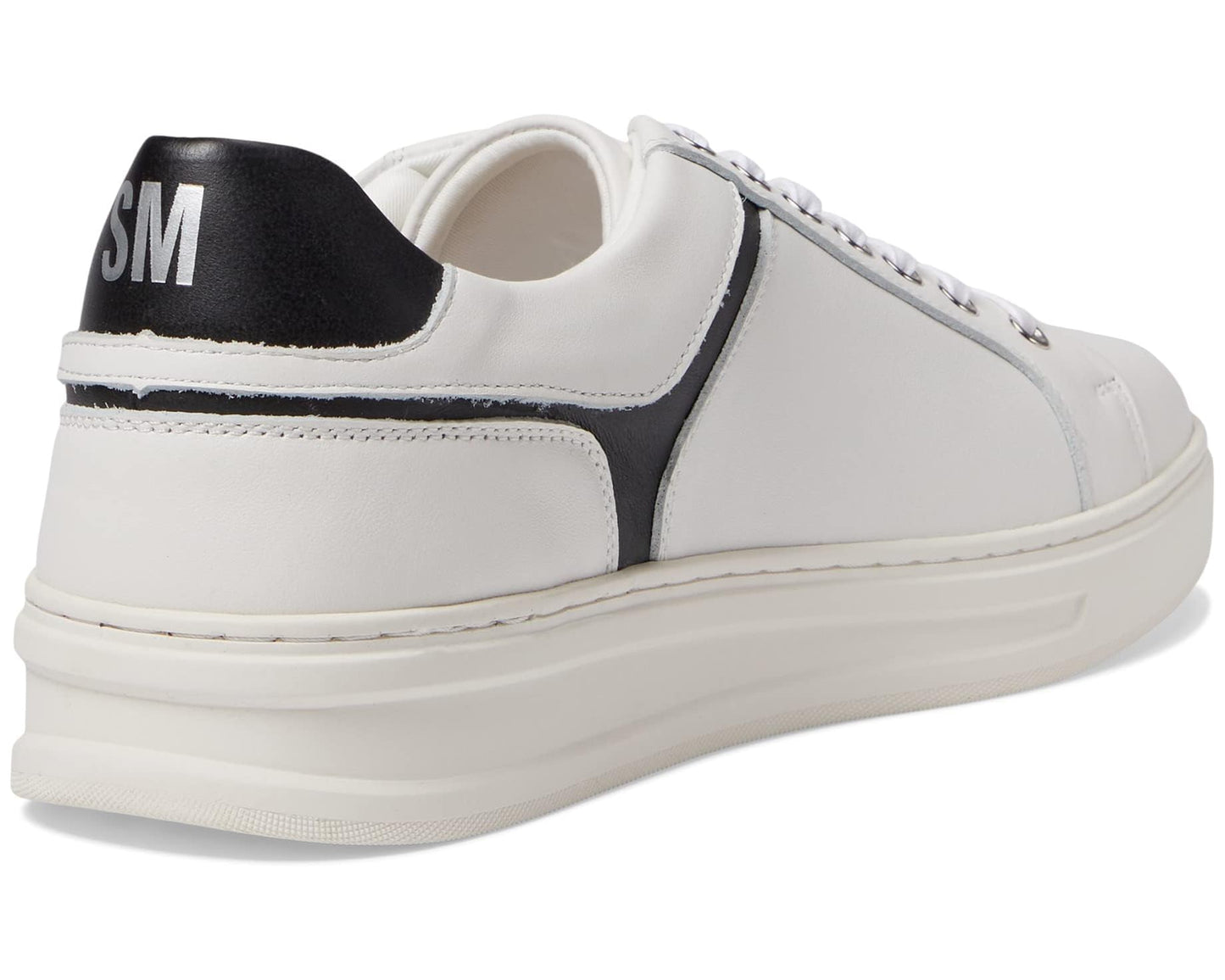 Men's Steve Madden Mccord White/Black Leather