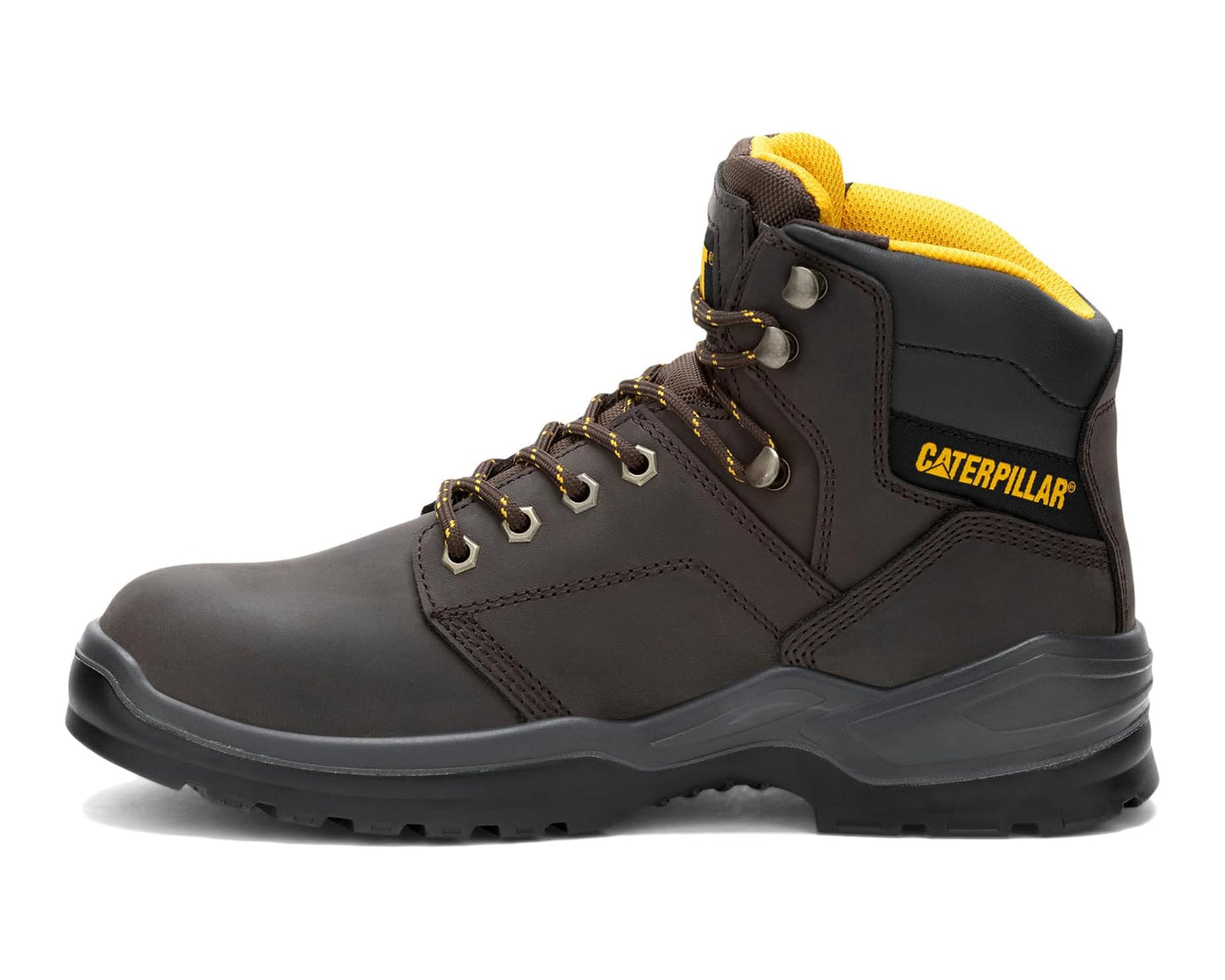 Men's Caterpillar Striver Waterproof Steel Toe Brown 1