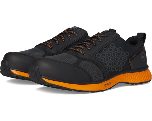 Men's Timberland PRO Reaxion Composite Safety Toe Black/Orange-2024 New
