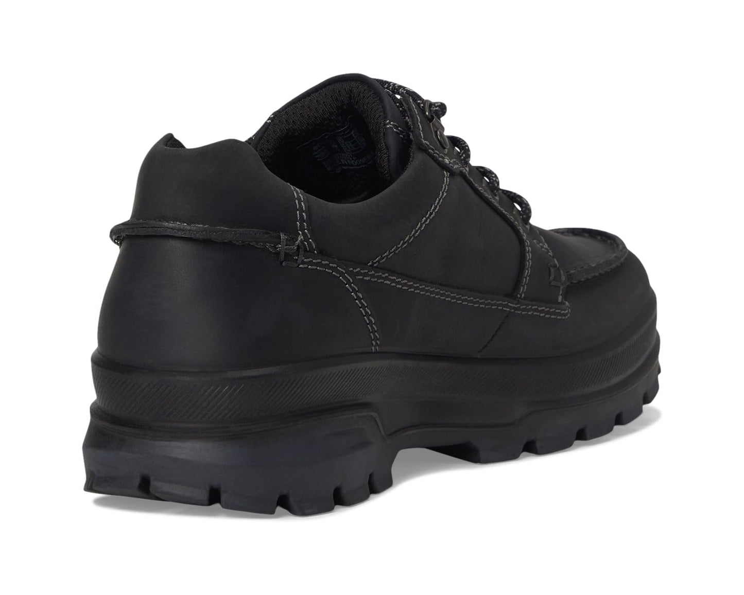 Men's ECCO Sport Rugged Track Moc Toe Low Waterproof Hiking Shoe Black