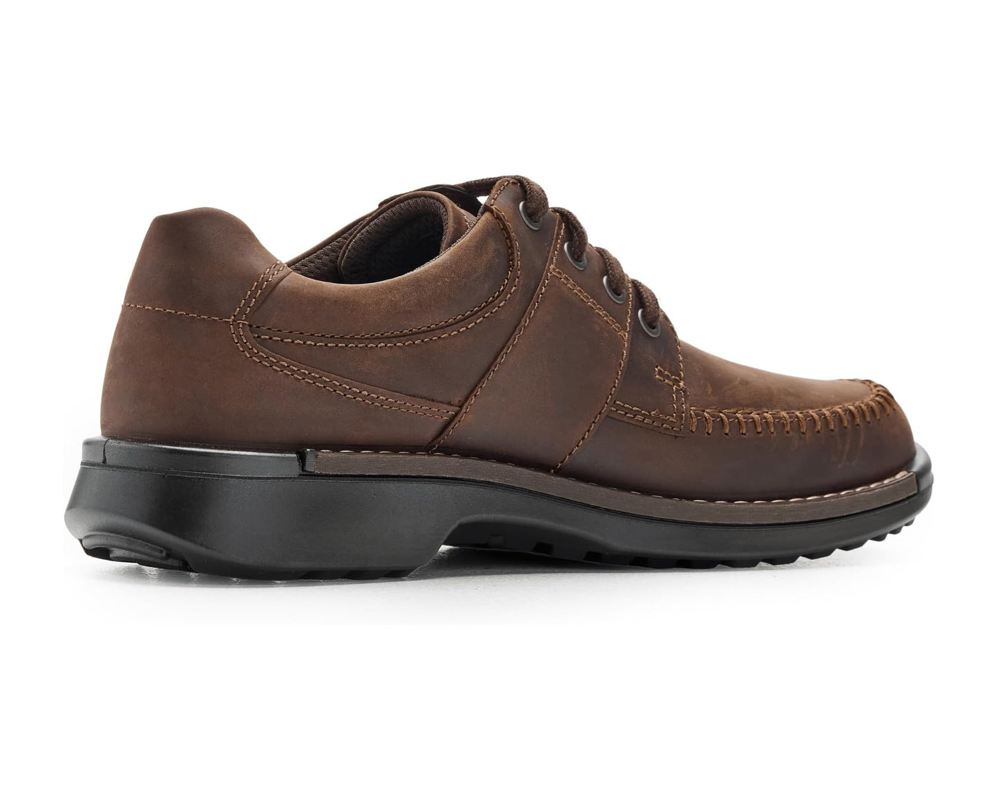 Men's ECCO Fusion Walker Moc Toe Oxfords Cocoa Brown Nubuck