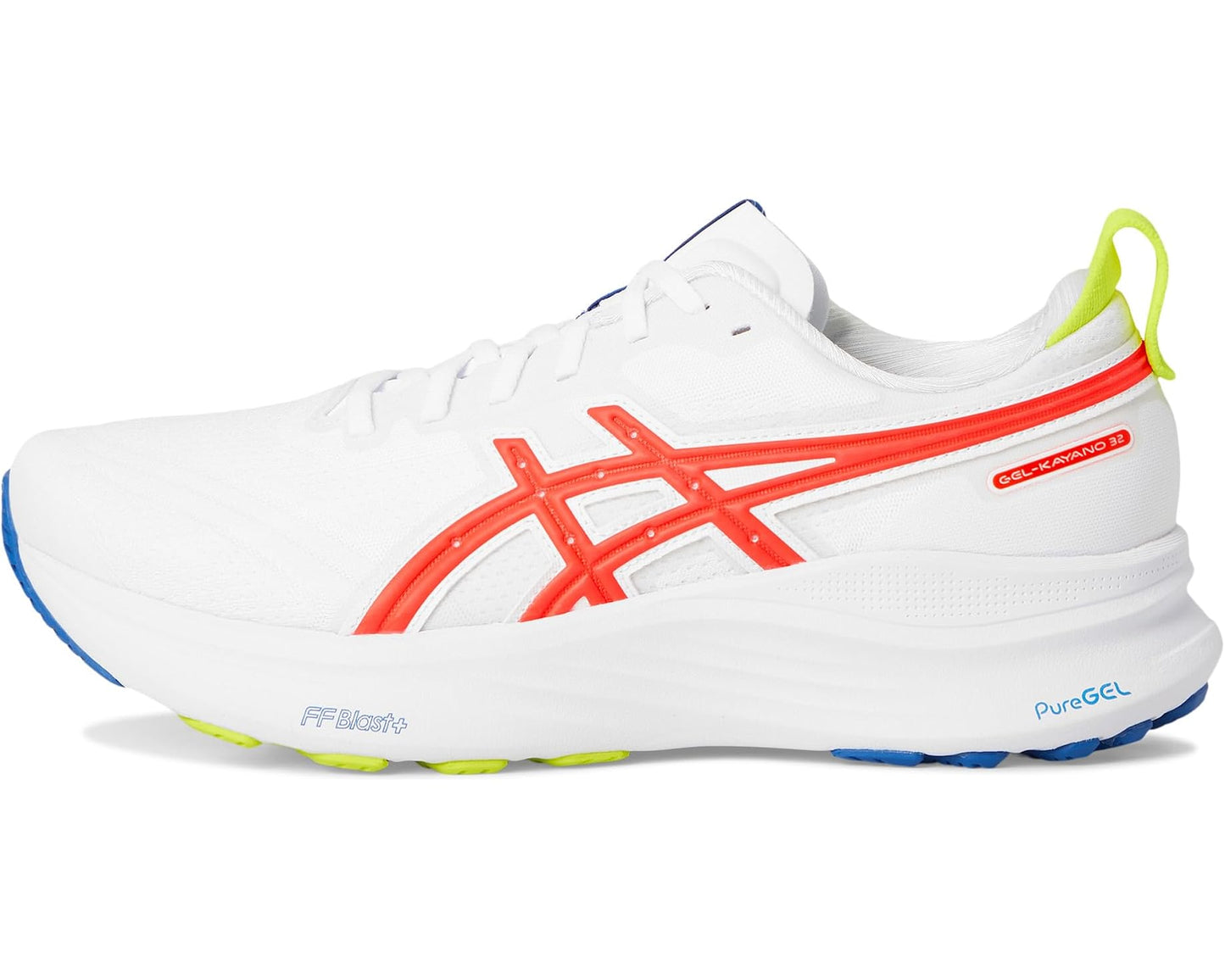 Men's ASICS GEL-Kayano® 32 White/Flash Coral