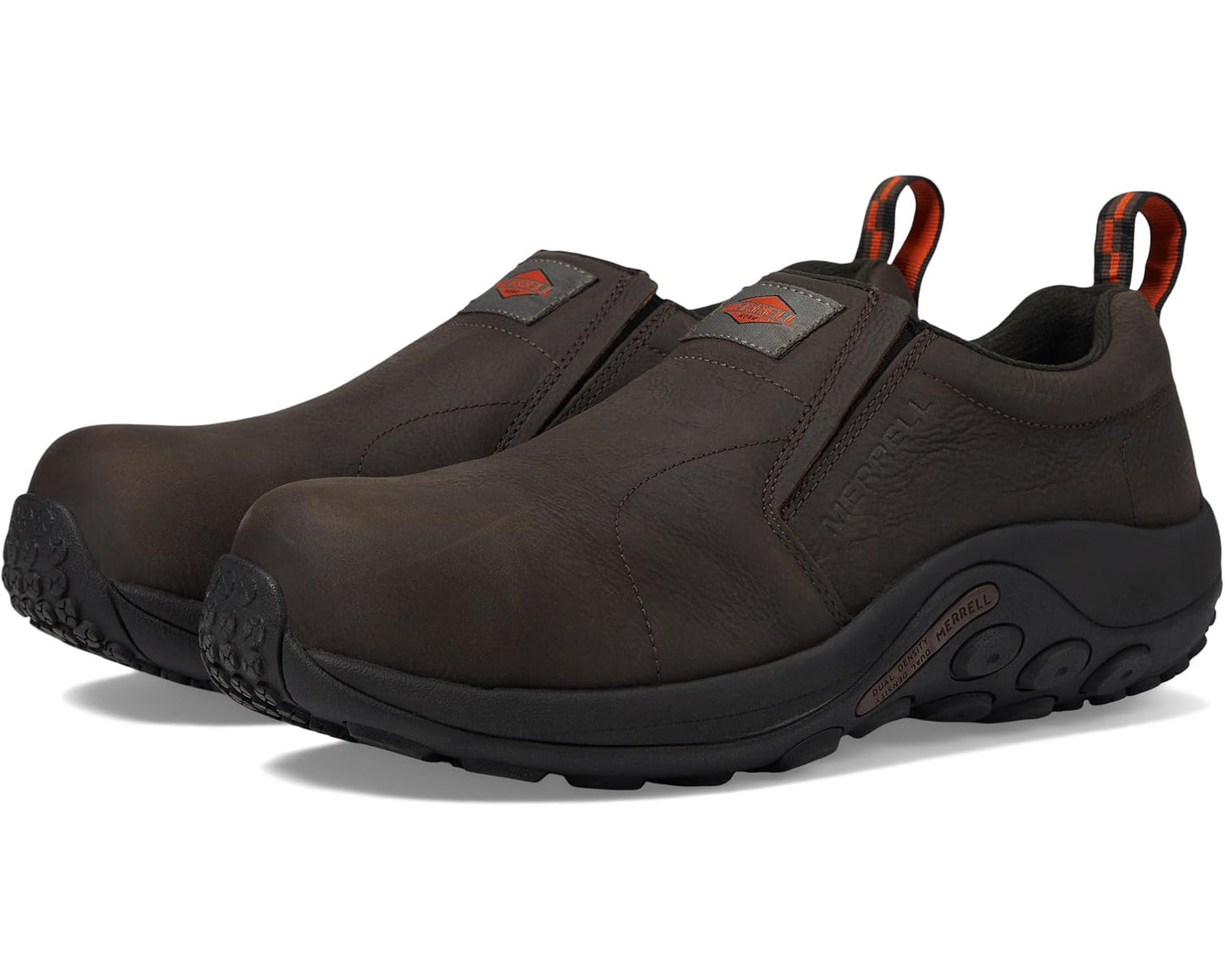 Men's Merrell Work Jungle Moc Leather Composite Toe Espresso