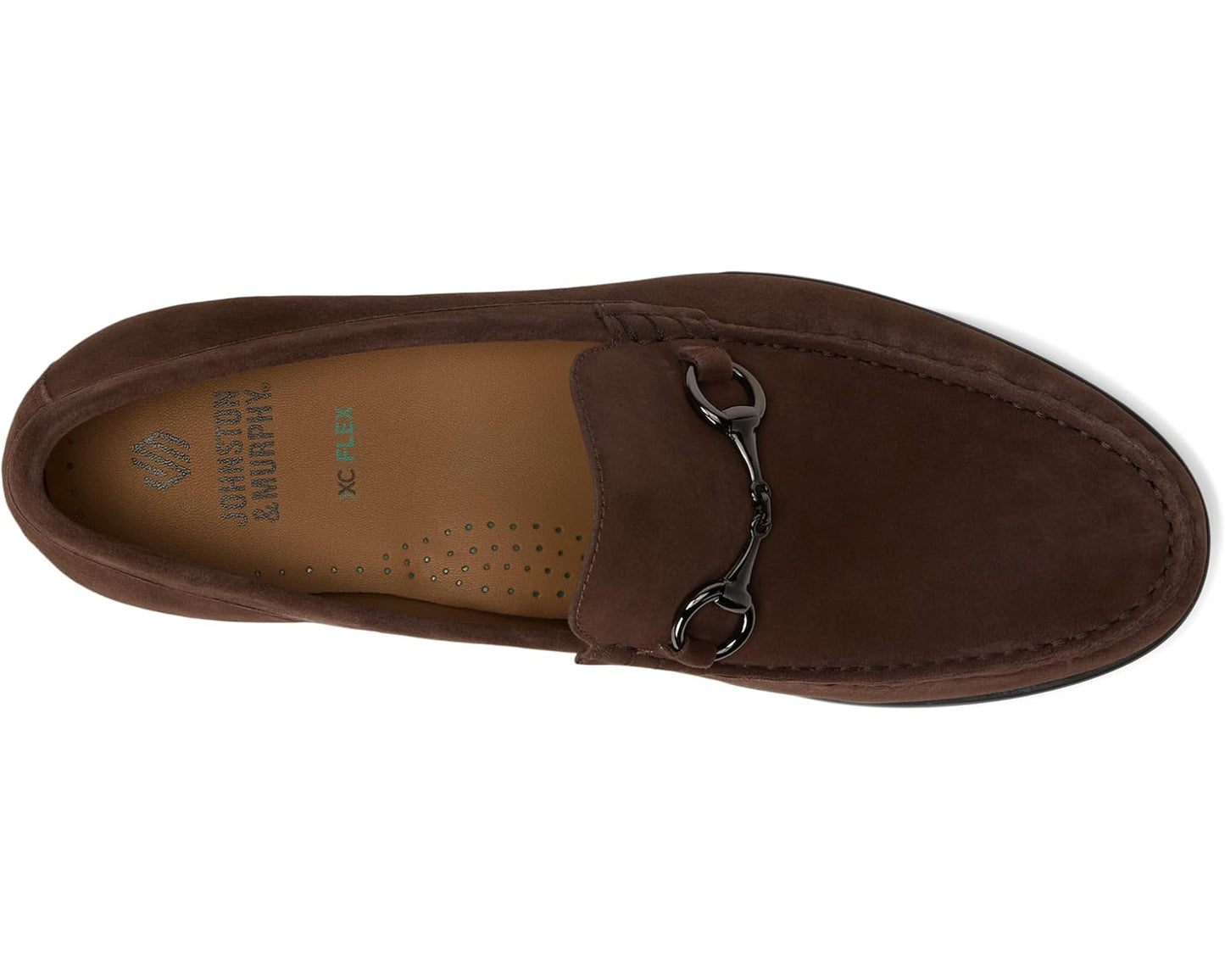 Men's Johnston & Murphy Harrison Bit Dark Brown Suede