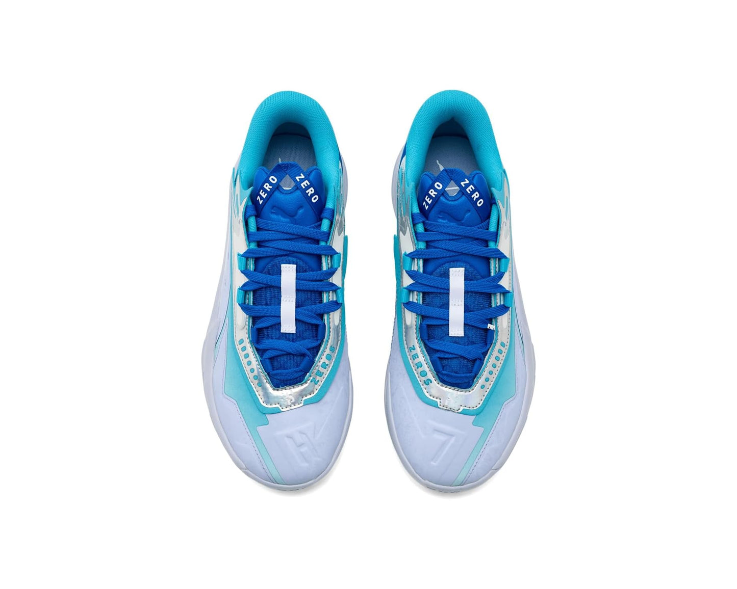Men's PUMA Scoot Zeros II Crystal Basketball Shoes Peaceful Blue/Bright Aqua