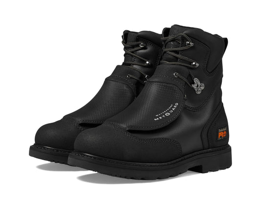 Men's Timberland PRO External Met Guard 8 Inch Steel Safety Toe Waterproof Black