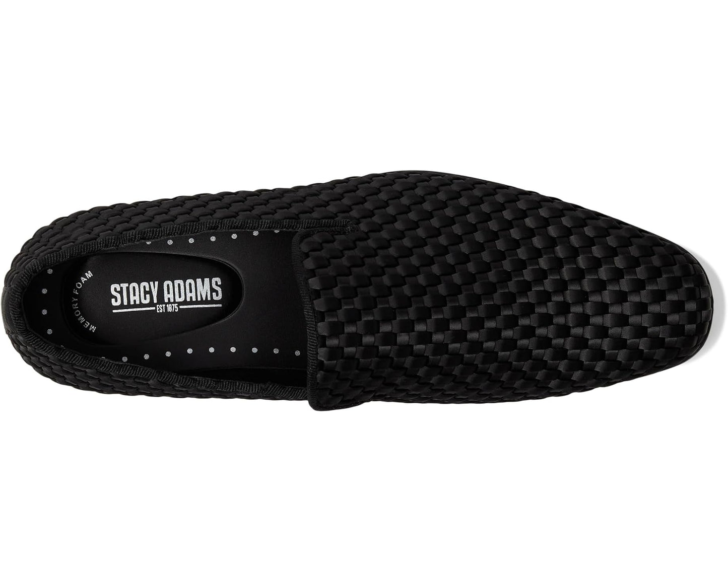 Men's Stacy Adams Swenson Woven Slip-On Black