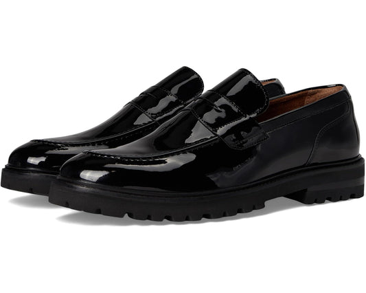 Men's Stacy Adams Hazelton Penny Slip-On Black Patent