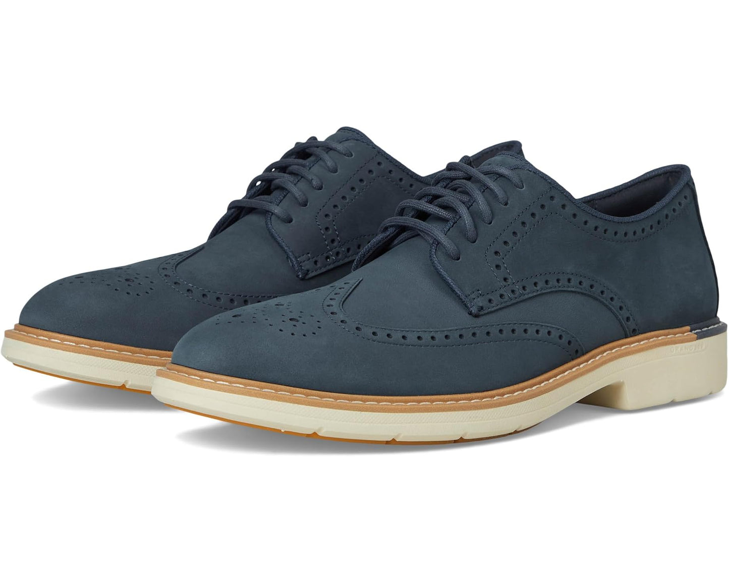 Men's Cole Haan Go-To Wing Oxfords Big Dipper Nubuck/Ivory