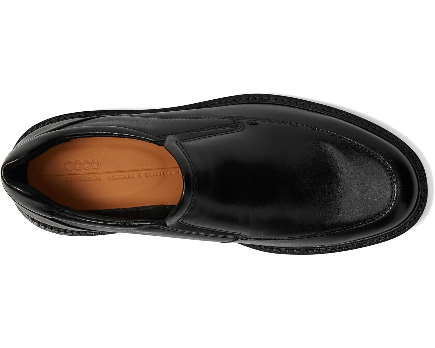 Men's ECCO London Apron Toe Slip-On Black