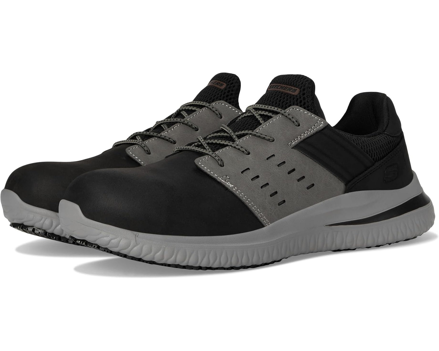Men's SKECHERS Work Delson 3.0 SR - Tyoll Comp Toe Black