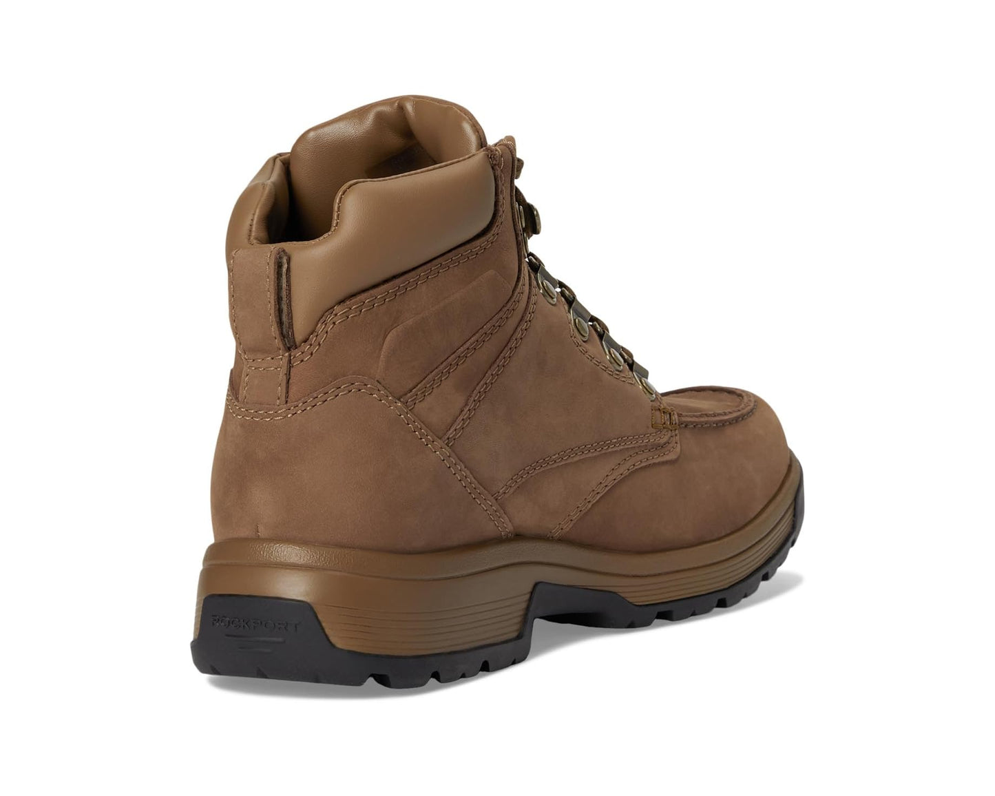 Men's Rockport Ezra Waterproof Boots Taupe Leather
