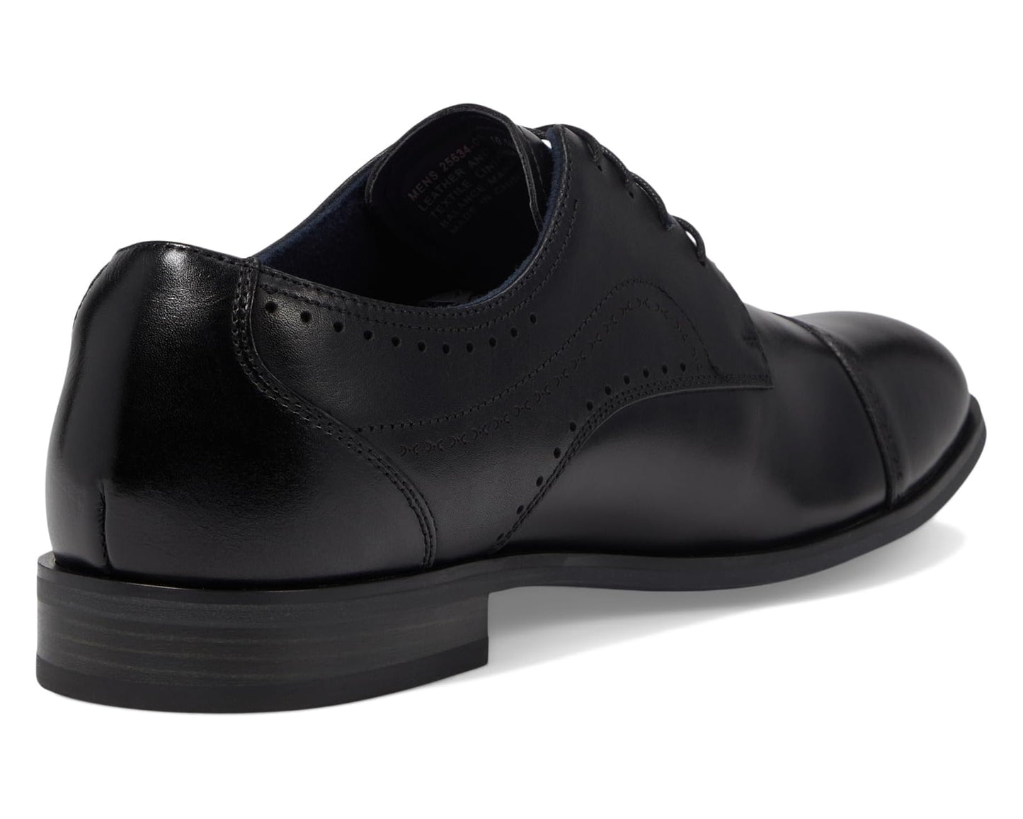 Men's Stacy Adams Bryant Cap Toe Lace-Up Black